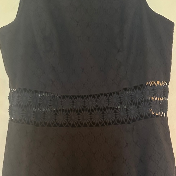 Free People Lacey Eyelet Cutout Dress A-line Mini Daisy Sleeveless Classy - Picture 4 of 6